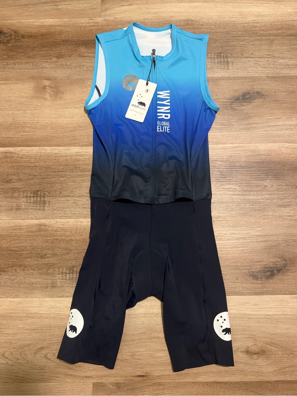 Wyn Republic Men’s Velocity Sleeveless Tri Suit Size Small NWT